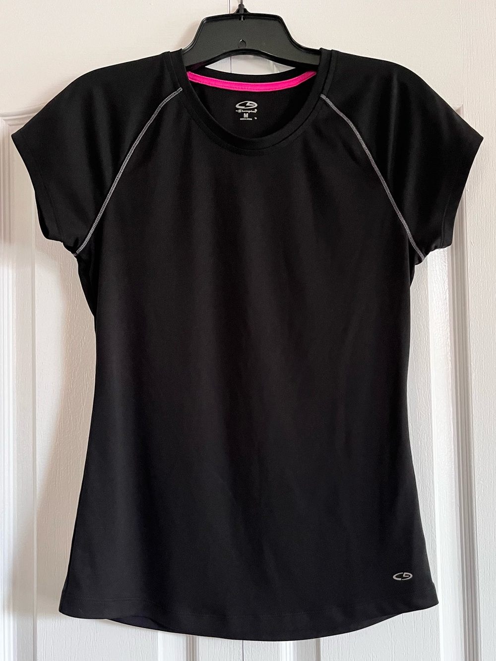 Champion black workout gym top shirt M